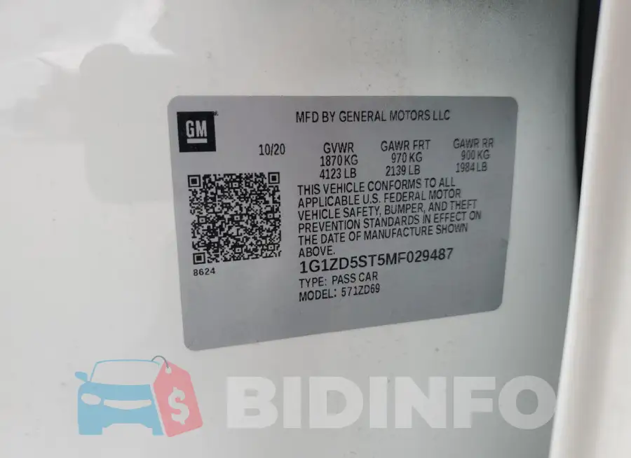 1G1ZD5ST5MF029487 Photo# 12