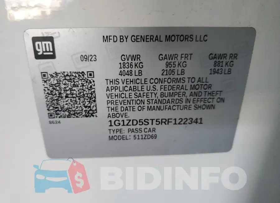 1G1ZD5ST5RF122341 Photo# 12