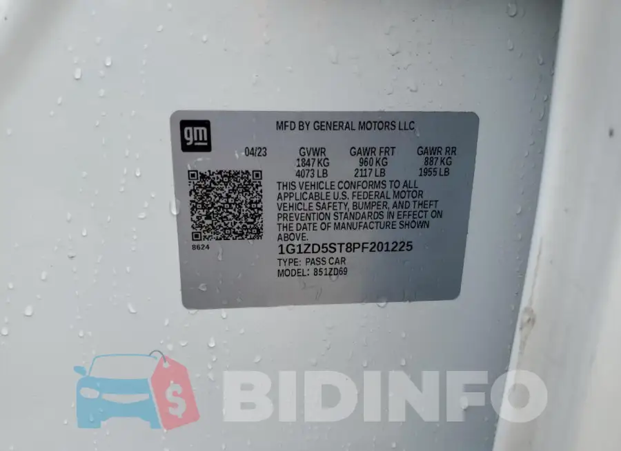 1G1ZD5ST8PF201225 Photo# 12