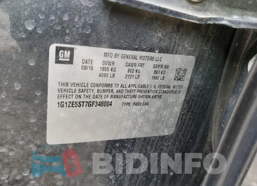 1G1ZE5ST7GF348004 Photo# 12