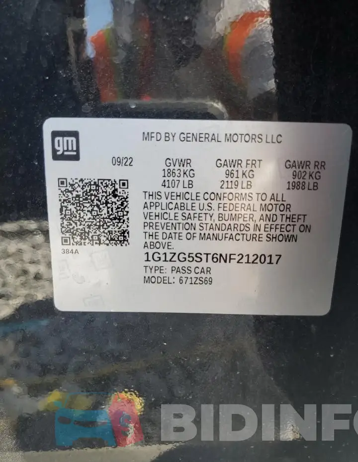 1G1ZG5ST6NF212017 Photo# 12