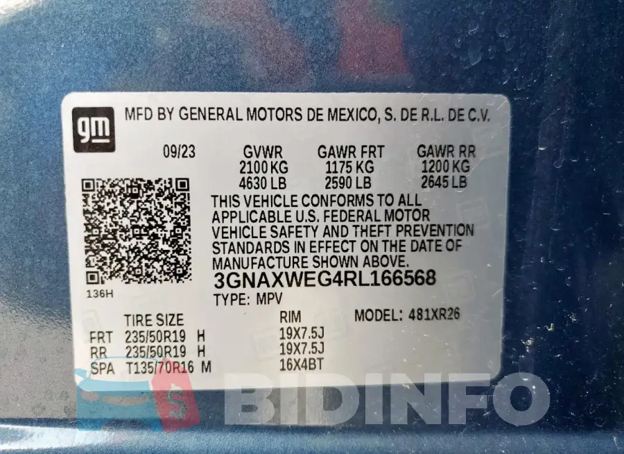 3GNAXWEG4RL166568 Photo# 13