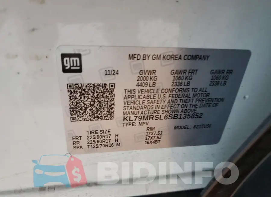 KL79MRSL6SB135852 Photo# 12