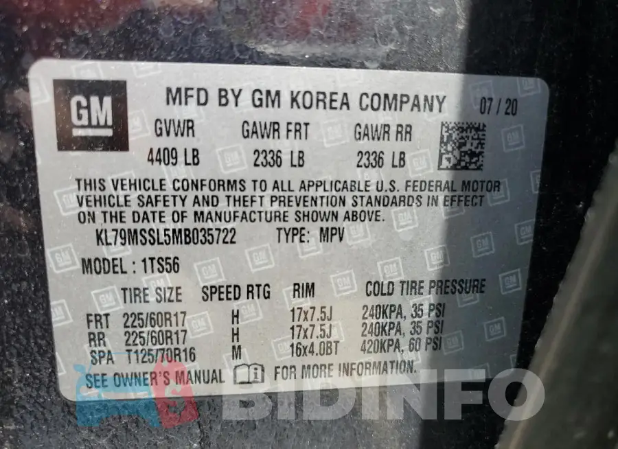 KL79MSSL5MB035722 Photo# 14