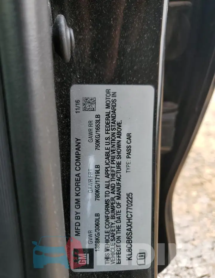 KL8CB6SAXHC770225 Photo# 13