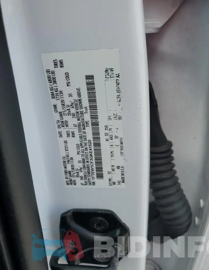 1FTEW1CF3GKE41520 Photo# 12
