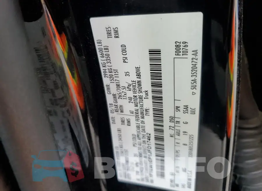 1FTEW1EP1JFD17462 Photo# 12