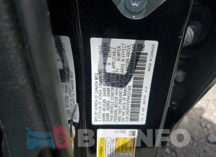 2HGFE1F97RH307845 Photo# 12