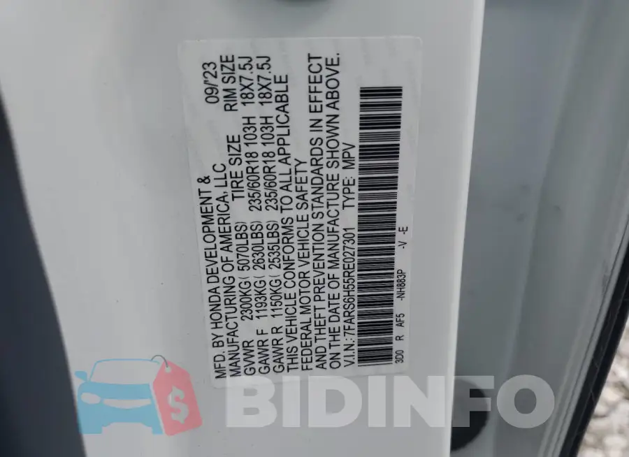 7FARS6H55RE027301 Photo# 13