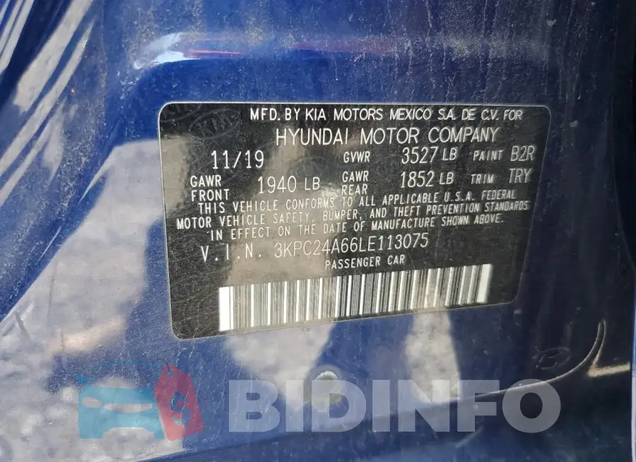 3KPC24A66LE113075 Photo# 12