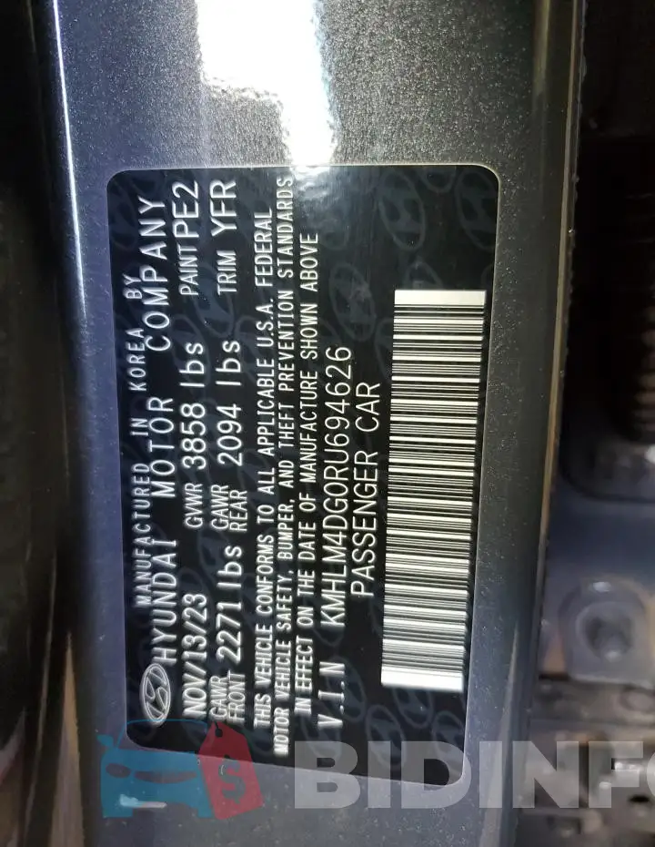 KMHLM4DG0RU694626 Photo# 12