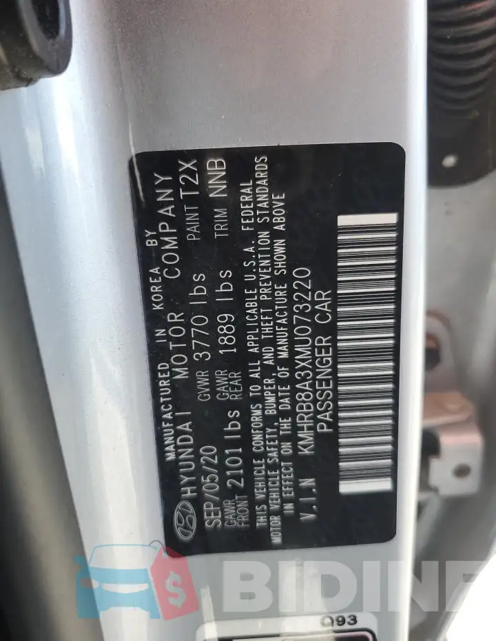 KMHRB8A3XMU073220 Photo# 13