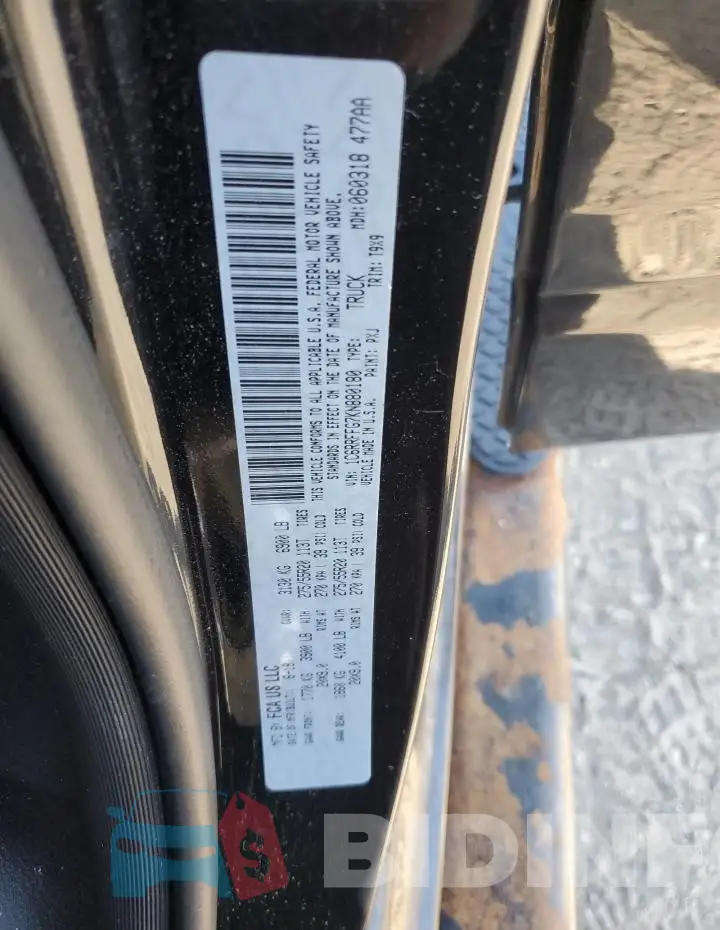 1C6RRFFG7KN880180 Photo# 13