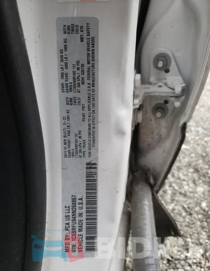 1C6SRFU94NN268867 Photo# 12