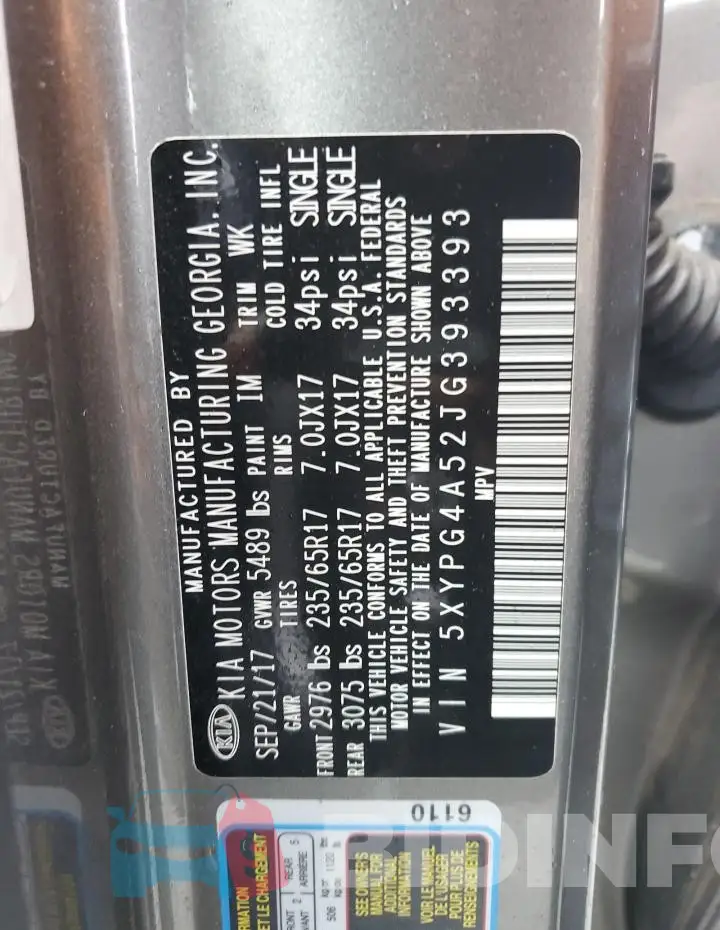 5XYPG4A52JG393393 Photo# 12