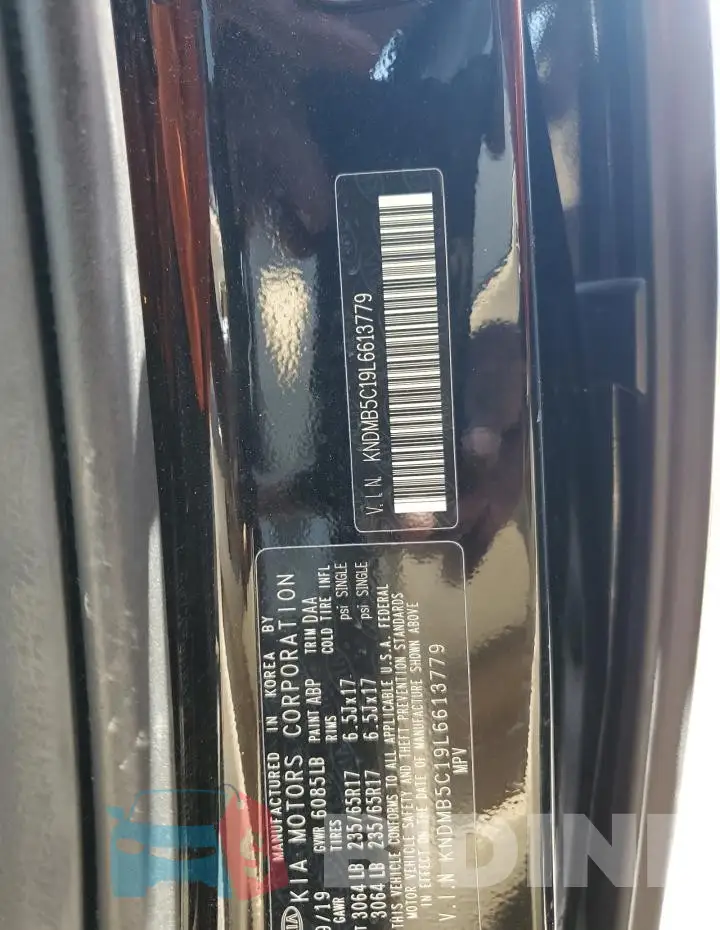 KNDMB5C19L6613779 Photo# 13