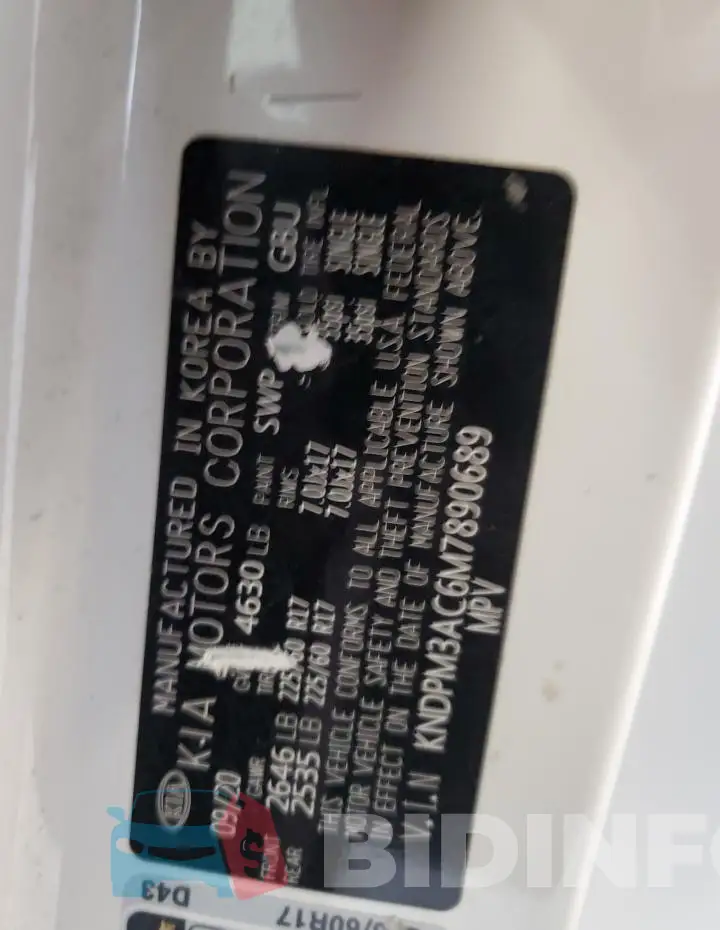 KNDPM3AC6M7890689 Photo# 13