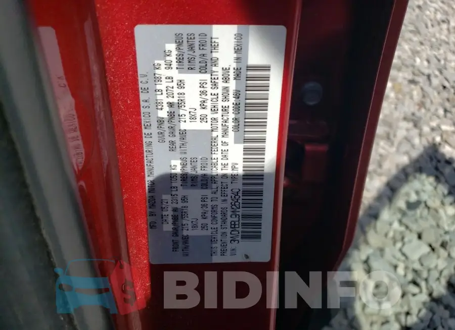 3MVDMBBL9MM264540 Photo# 14