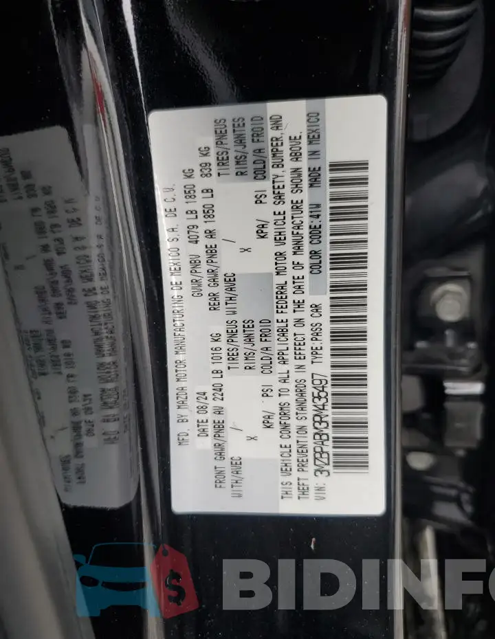 3MZBPABM3RM435497 Photo# 12