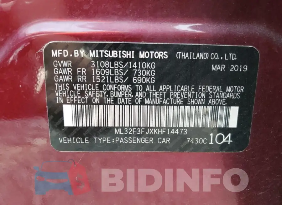 ML32F3FJXKHF14473 Photo# 13