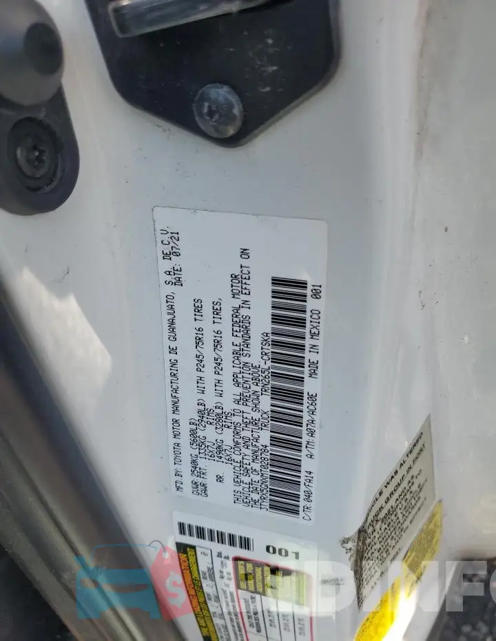 3TYRX5GNXMT028784 Photo# 13