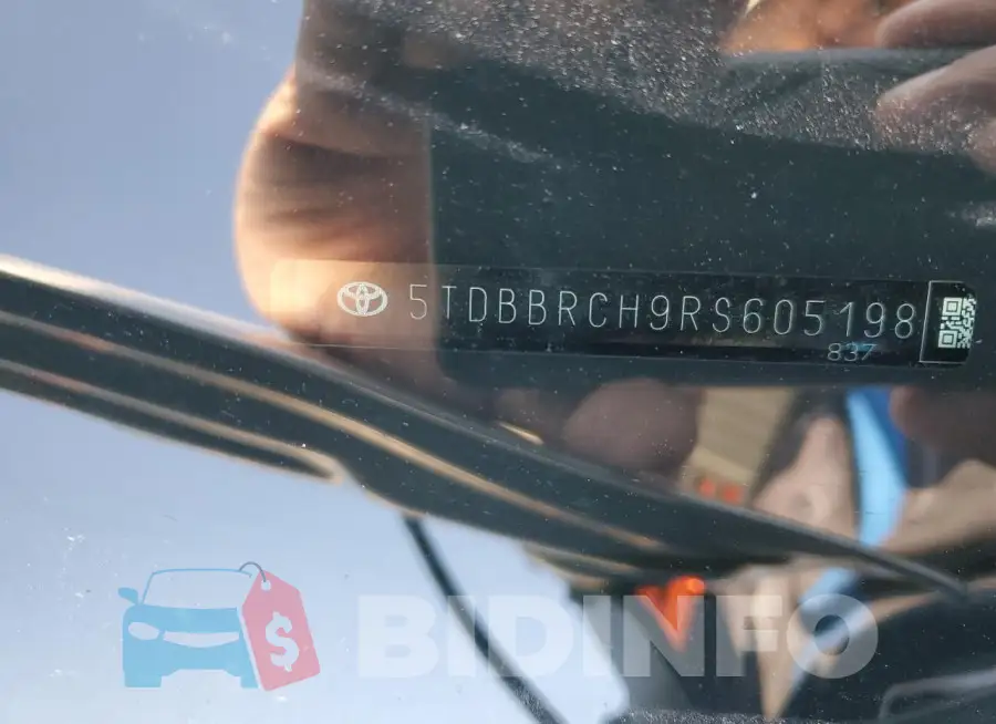 5TDBBRCH9RS605198 Photo# 13