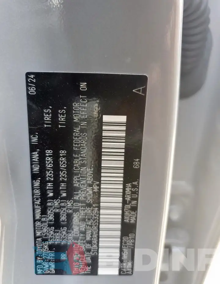 5TDKARAH0RS532941 Photo# 13