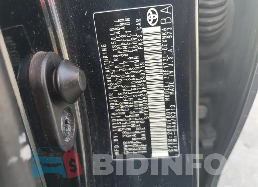 5YFBURHE8HP699719 Photo# 12