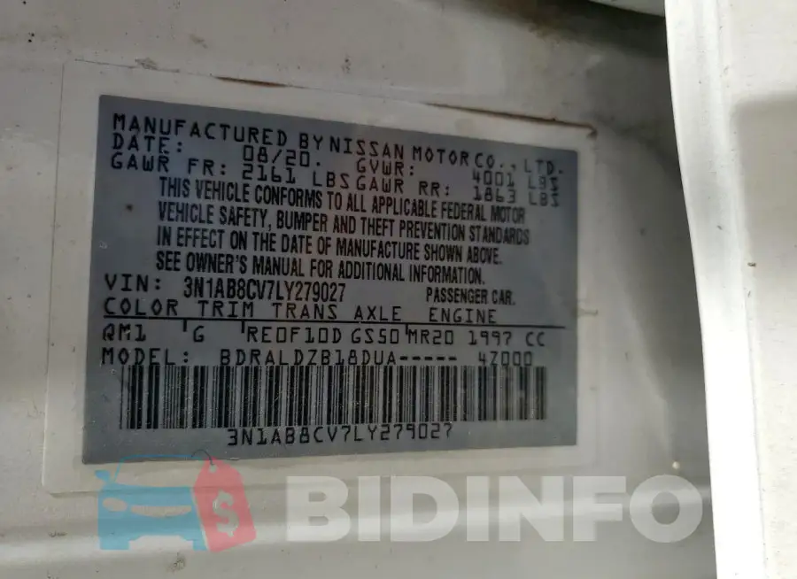 3N1AB8CV7LY279027 Photo# 12