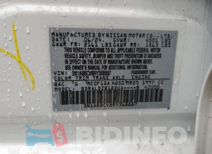 3N1AB8CV8RY368887 Photo# 13