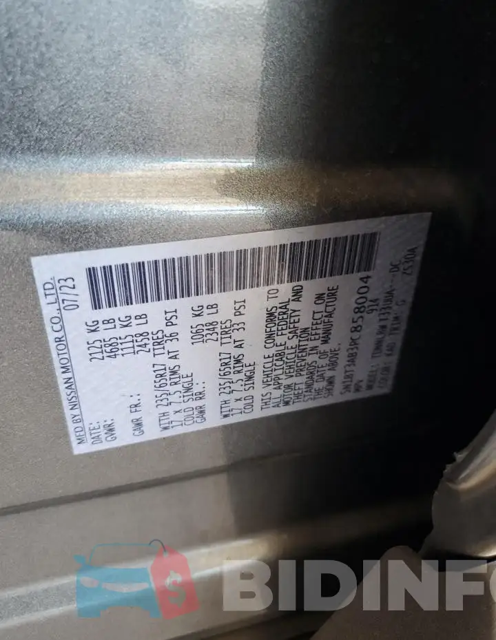 5N1BT3AB3PC858004 Photo# 14