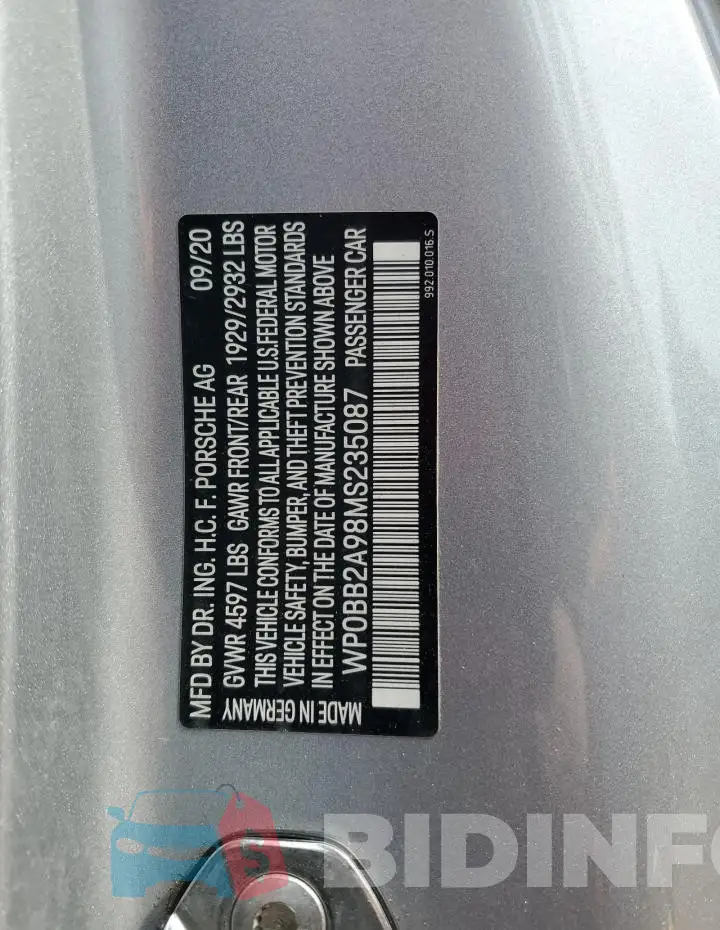 WP0BB2A98MS235087 Photo# 13