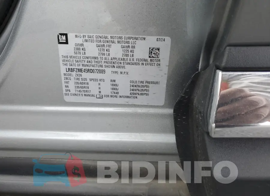 LRBFZME45RD072089 Photo# 13