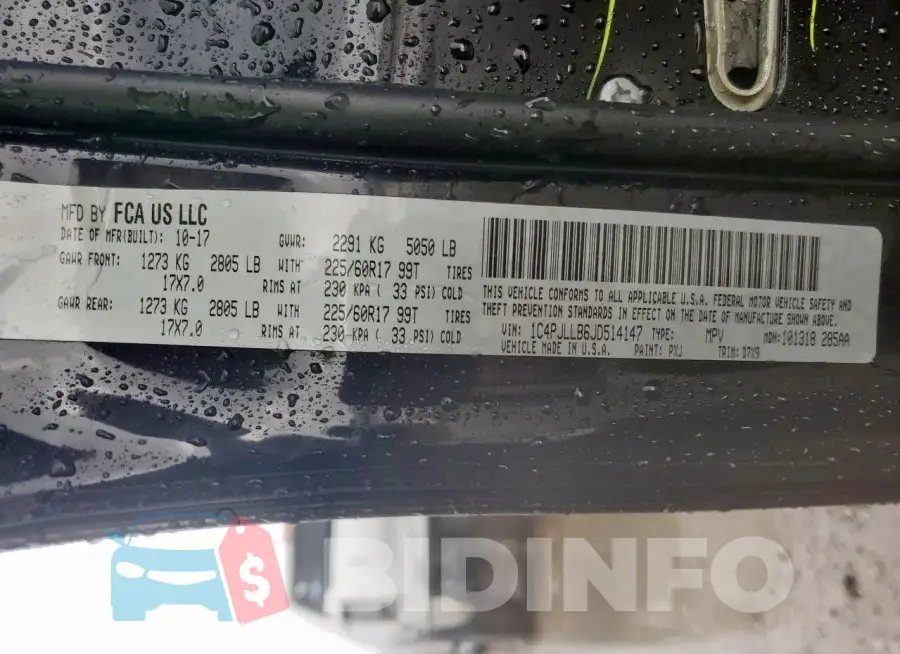 1C4PJLLB6JD514147 Photo# 14