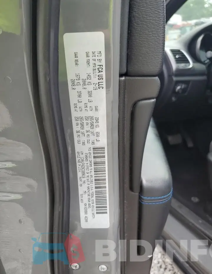 1C4RJFAG5KC689618 Photo# 13