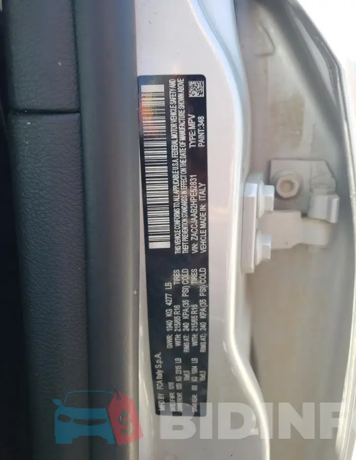 ZACCJAAB2HPE52831 Photo# 13