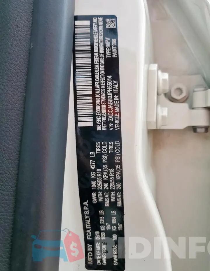ZACCJABB0JPH55014 Photo# 13