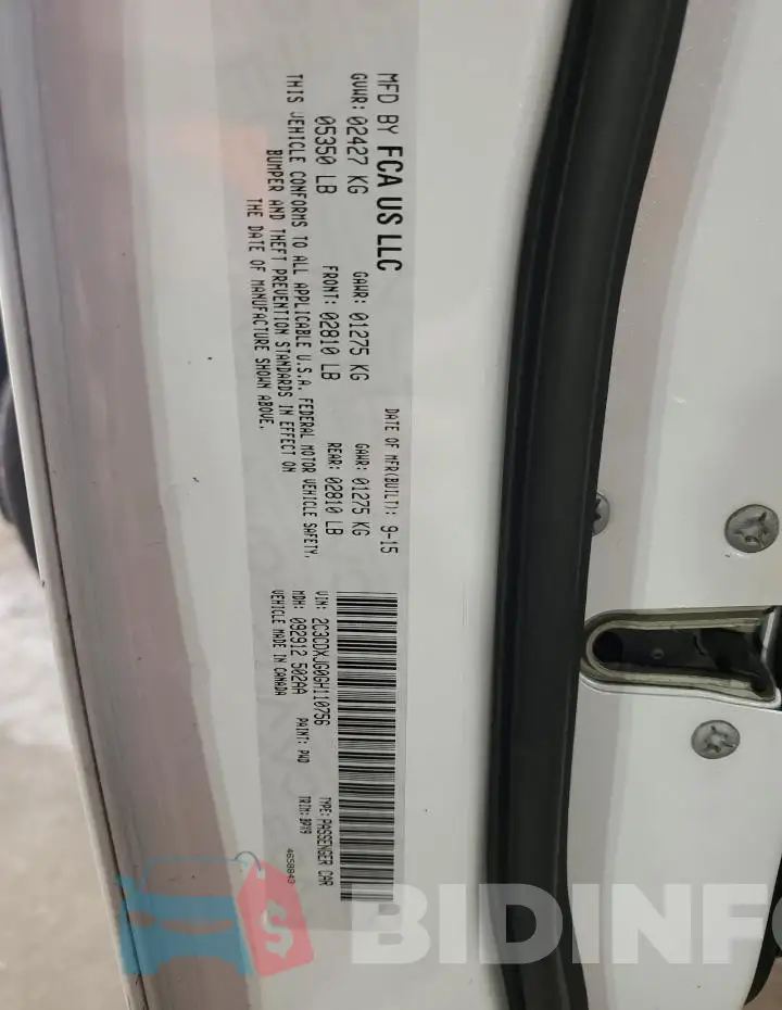 2C3CDXJG0GH110756 Photo# 13