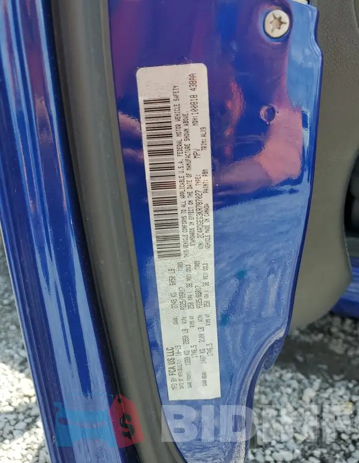 2C4RDGEG3KR787027 Photo# 13