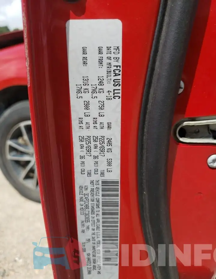 3C4PDCAB8JT363655 Photo# 13
