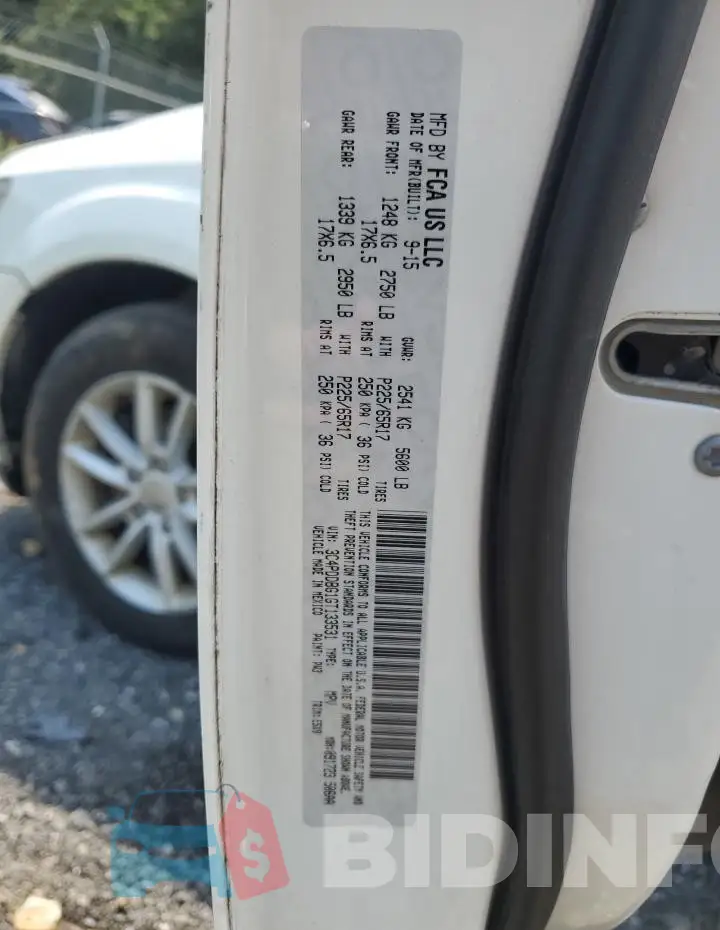 3C4PDDBG1GT133531 Photo# 13