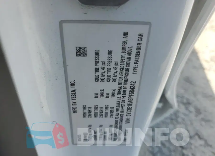 5YJ3E1EA6PF584342 Photo# 12