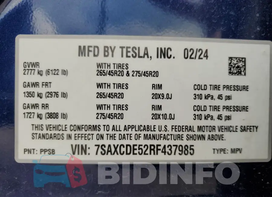 7SAXCDE52RF437985 Photo# 14