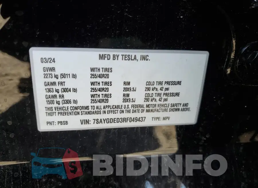 7SAYGDED3RF049437 Photo# 12