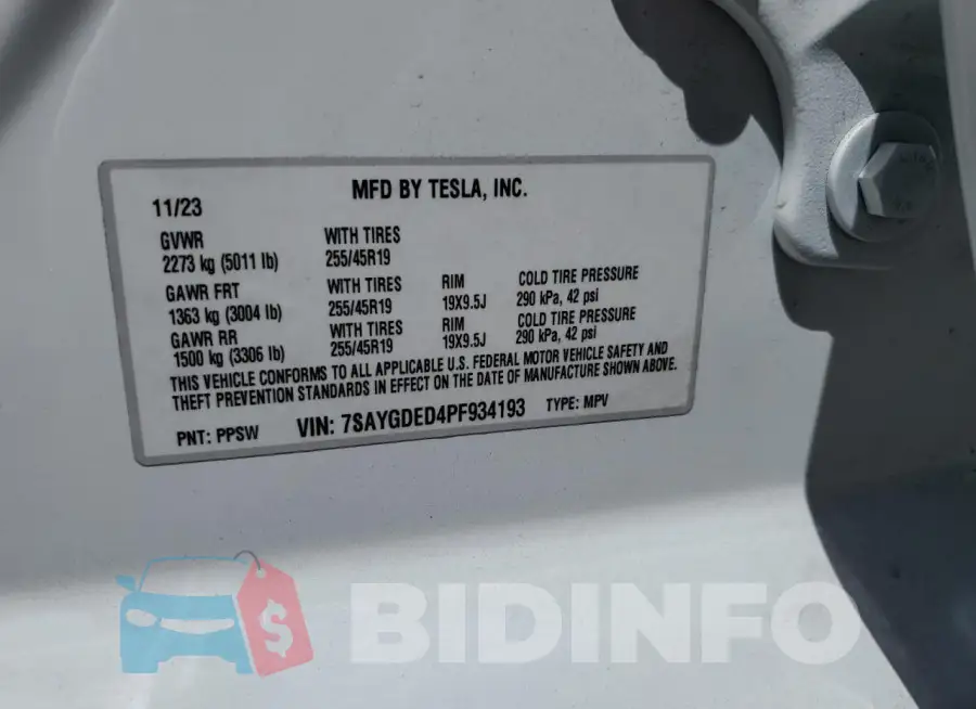7SAYGDED4PF934193 Photo# 13