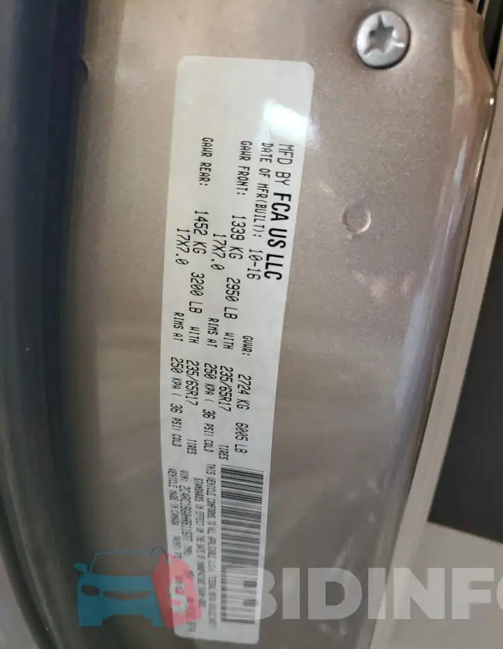 2C4RC1BG0HR611677 Photo# 13