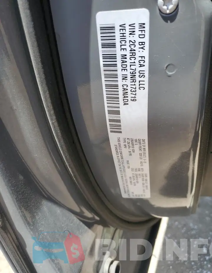 2C4RC1L79NR173719 Photo# 13