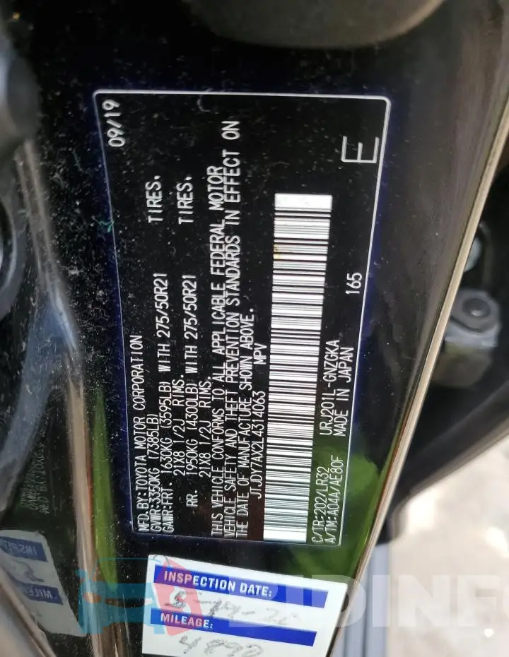 JTJDY7AX2L4314063 Photo# 13