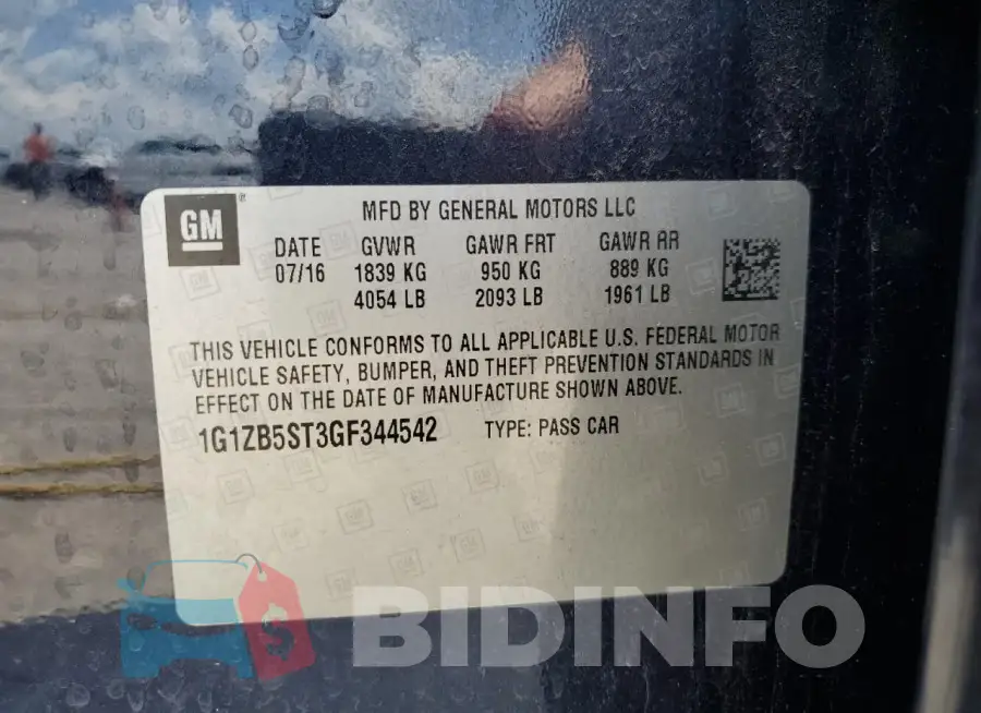 1G1ZB5ST3GF344542 Photo# 12