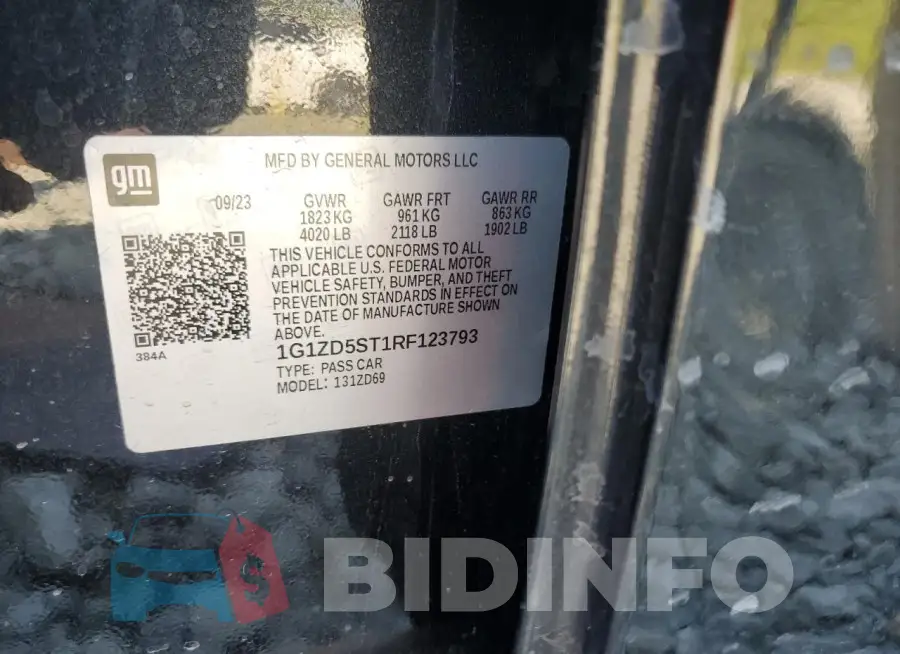 1G1ZD5ST1RF123793 Photo# 13